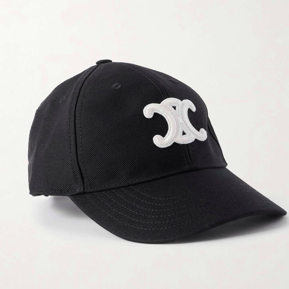 Celine Black color Cap with White Accents